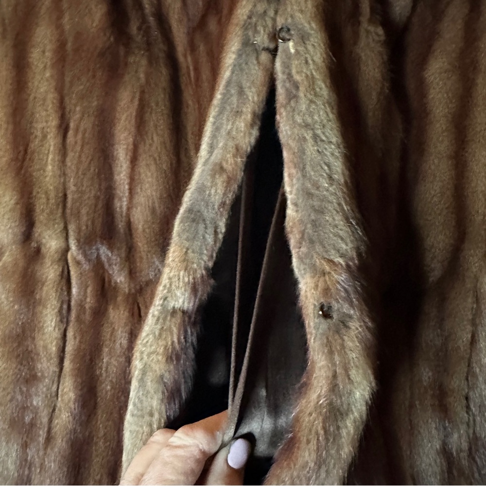 Vintage Mink Cape Frothingham Stole One Size - Picture 8 of 12